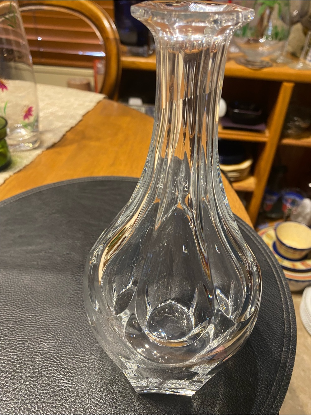 Baccarat Clear Crystal Vase - Clear